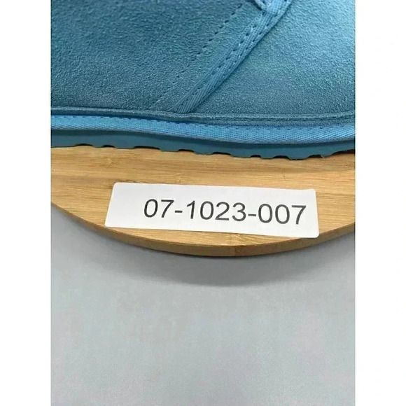 UGG Chukka Boots Mens 10 Neumel Blue Suede Sheepskin Shearling Freshwater 3236 - Picture 10 of 10